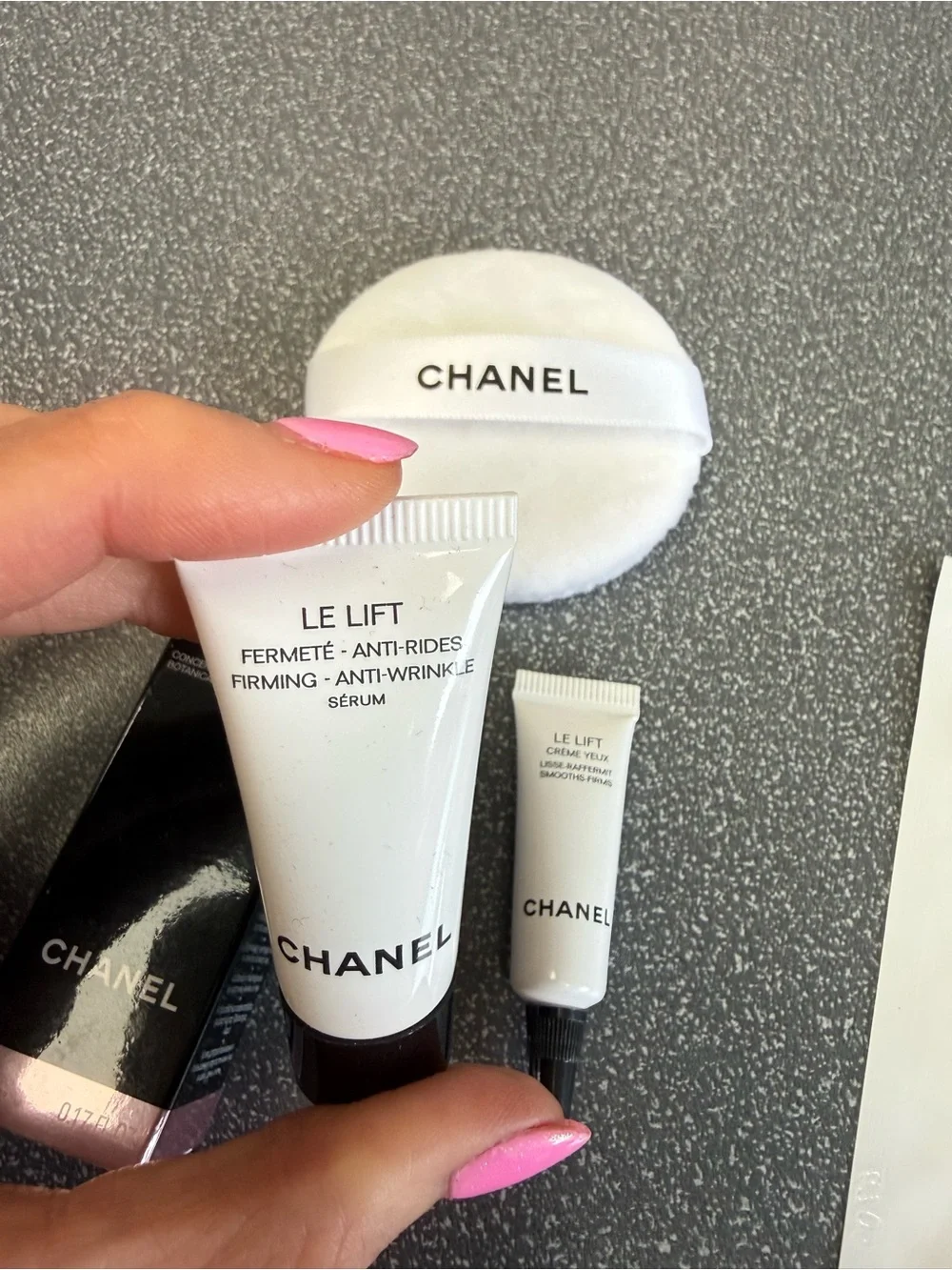 CHANEL skincare and lash primer set